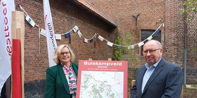 Opening nieuwe fietsroute Bulskampveld
